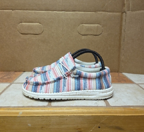 Hey Dude Multicolor Striped Sneakers - Picture 4 of 8